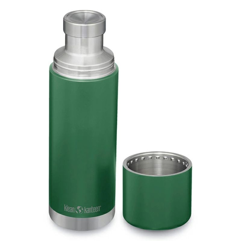 SUPOR ステンレス製 水筒 緑 パール金属 水筒 600ml HDボトル ワンタッチ 取っ手付き