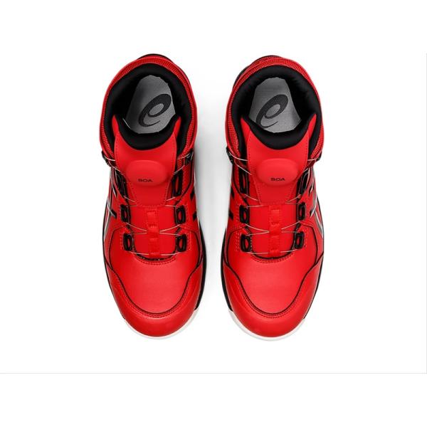 アシックス ウィンジョブ CP304 BOA クラシックレッド×ブラック