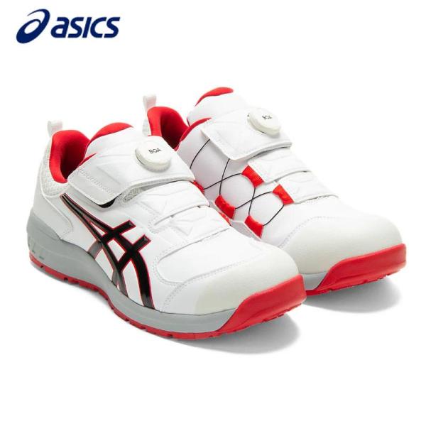 アシックス ウィンジョブ CP307 BOA ホワイトxクラシックレッド アシックス ウィンジョブ CP307 BOA ホワイトxクラシックレッド