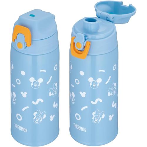 サーモス 水筒 真空断熱2ウェイボトル ブルーオレンジ 飲み方2WAY