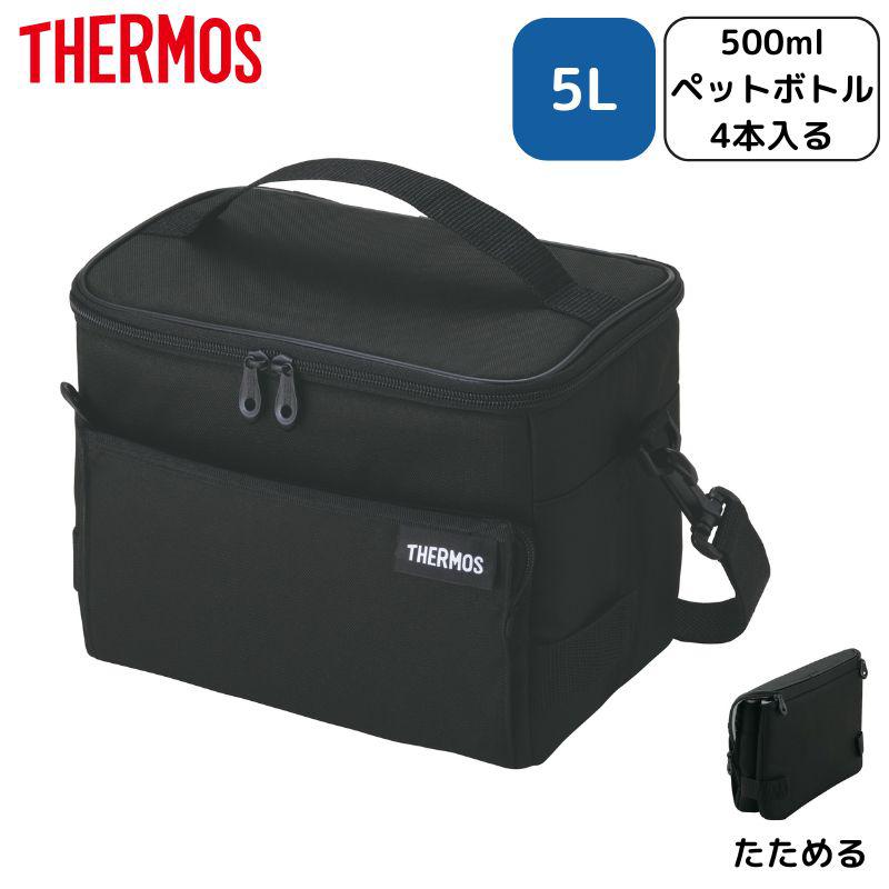 ソフトクーラー　オールブラック 5L