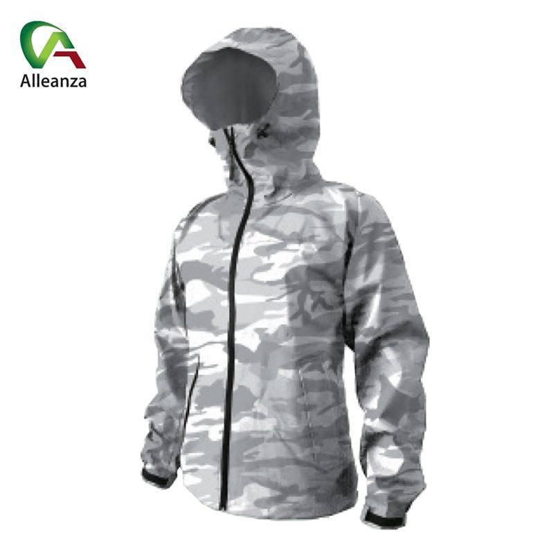 ストレッチレインジャケット AL-7002 ホワイトカモ 3L 作業服 レイン