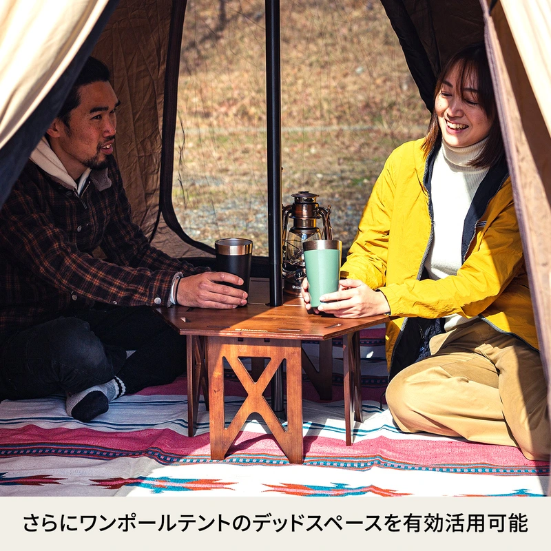 ハイランダー　ヘキサゴンテーブルセット(即納可能) Hilander アウトドアテーブル ハイランダー ヘキサゴンテーブル