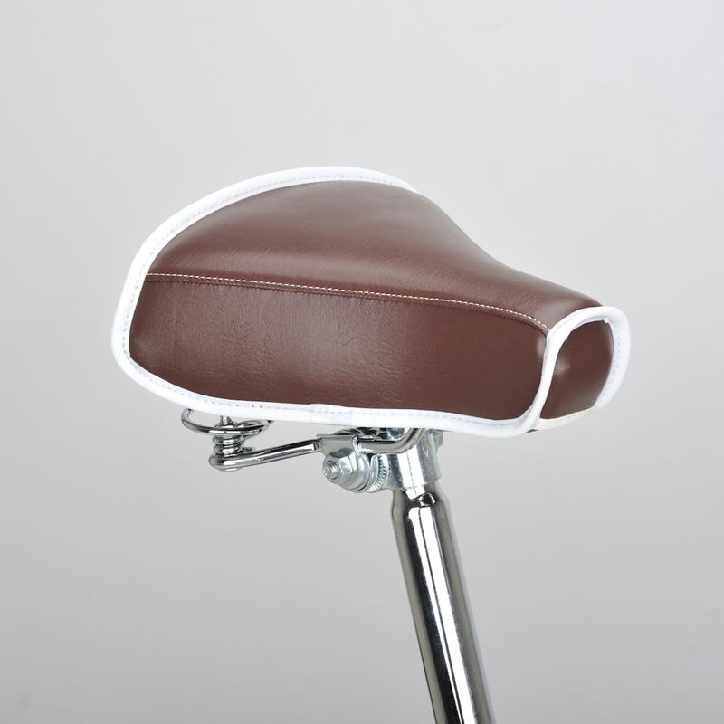 折りたたみ自転車 ホワイト ブラウンサドル　新品　引き取り希望　発送しません 引取り又はお届けご相談)折りたたみ自転車 ホワイト 20インチ