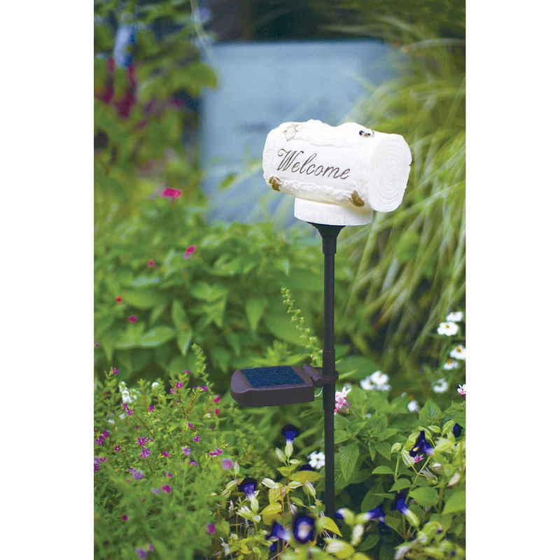 キシマ ガーデンライト ポミエ ソーラーライト てんとう虫と止まり木