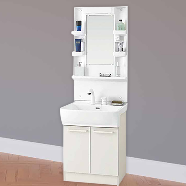 LIXIL V1シリーズ 一面鏡両開洗面化粧台 | ホームセンターバロー